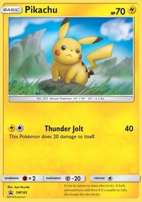 Pokemon Pikachu  (SM 183)