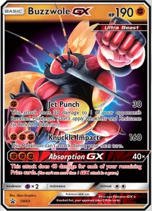 Pokemon Buzzwole GX  (SM 69)