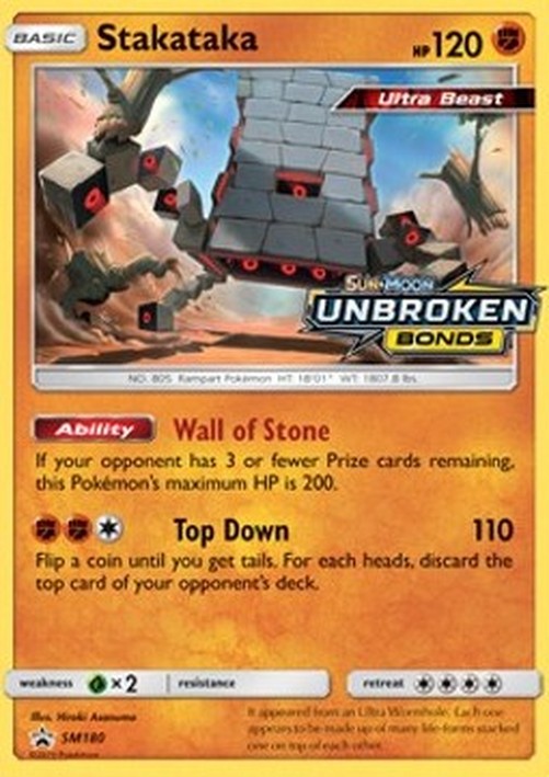 Pokemon Stakataka (SM 180)