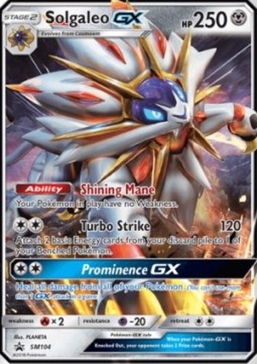 Pokemon Solgaleo GX (SM 104)