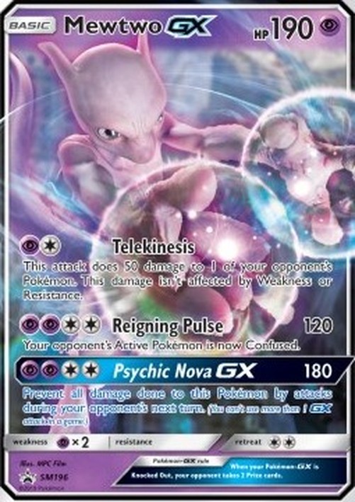 Pokemon Mewtwo GX (SM 196)