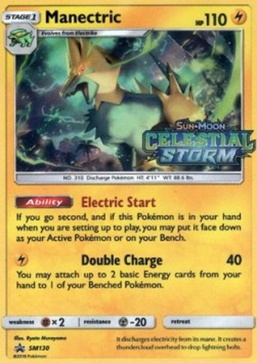 Pokemon Manectric  (SM 130)