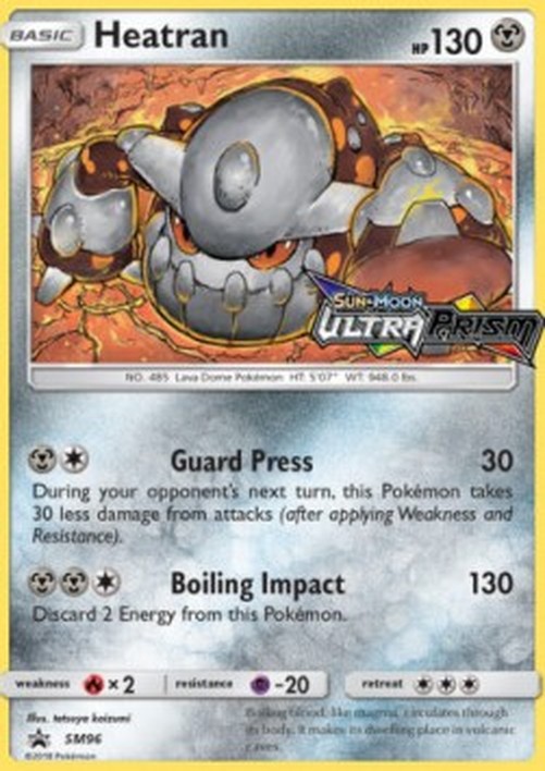Pokemon Heatran (SM 96)
