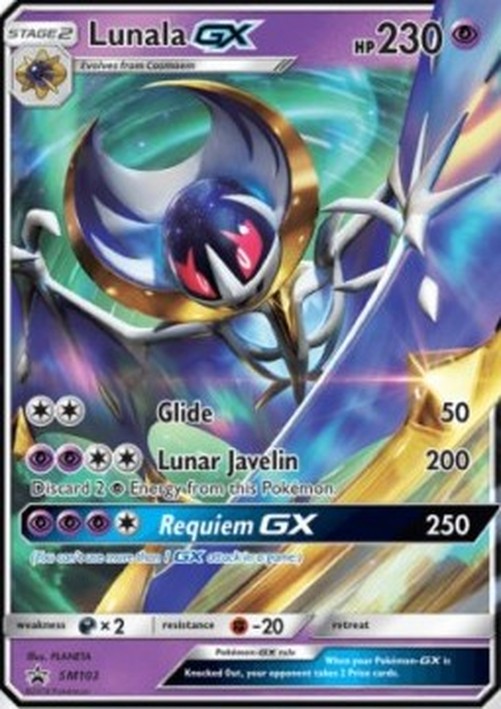 Pokemon Lunala GX  (SM 103)