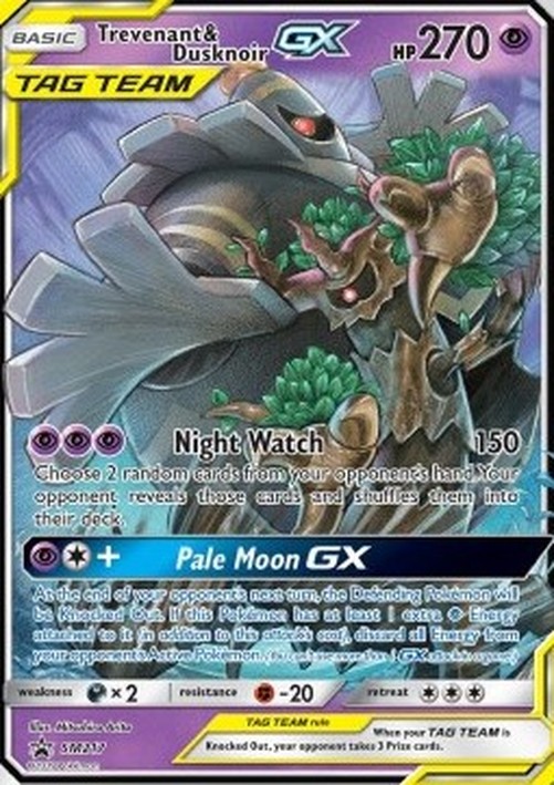 Pokemon Trevenant & Dusknoir GX  (SM 217)