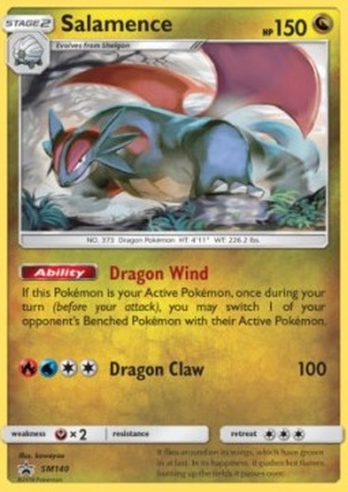 Pokemon Salamence  (SM 140)
