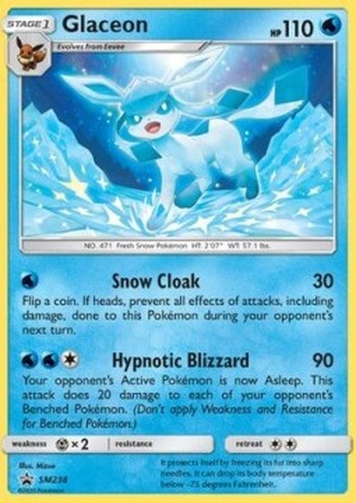 Pokemon Glaceon  (SM 238)