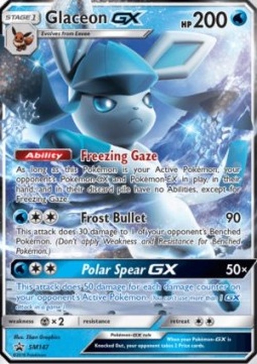 Pokemon Glaceon GX  (SM 147)