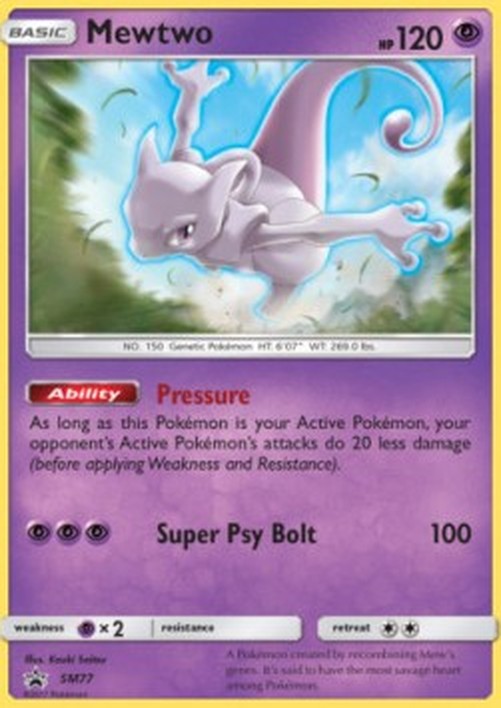 Pokemon Mewtwo  (SM 77)
