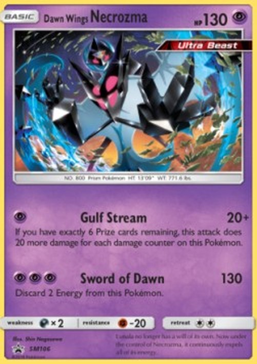 Pokemon Dawn Wings Necrozma (SM 106)