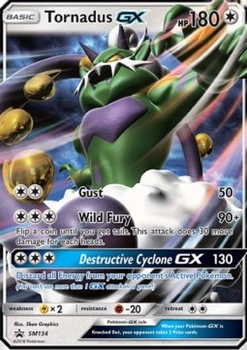 Pokemon Tornadus GX (SM 134)