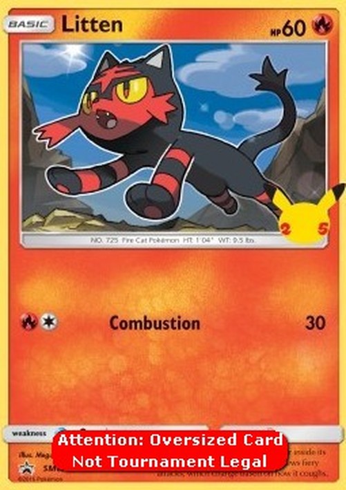 Pokemon Litten  (SM 02)