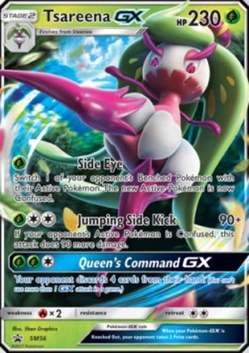 Pokemon Tsareena GX  (SM 56)