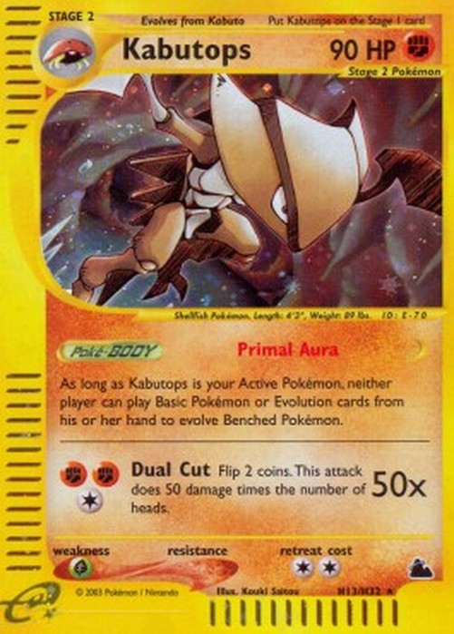 Pokemon Kabutops  (SK H13)