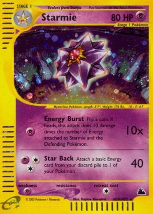 Pokemon Starmie  (SK H28)