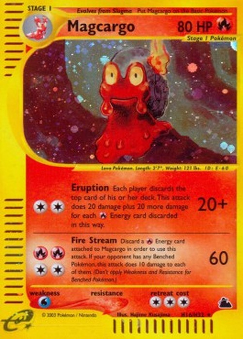 Pokemon Magcargo  (SK H16)