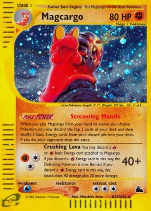 Pokemon Magcargo  (SK H17)