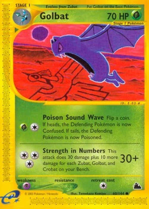 Pokemon Golbat (SK 60)