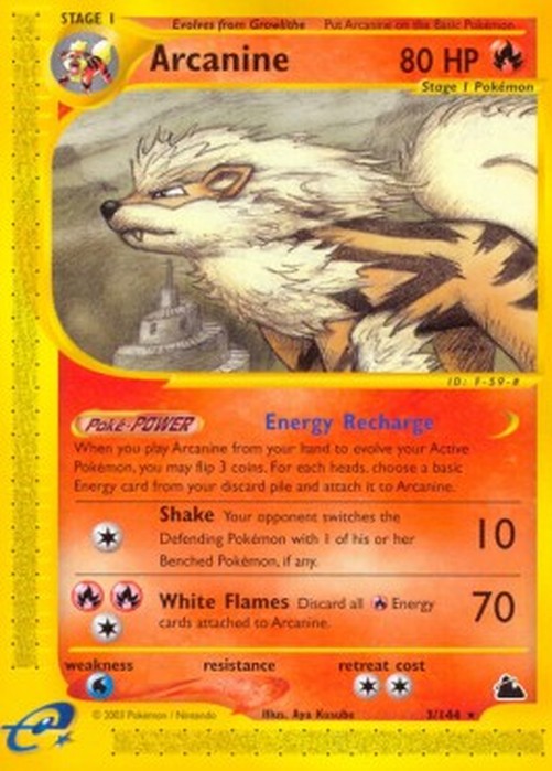 Pokemon Arcanine (SK 3)