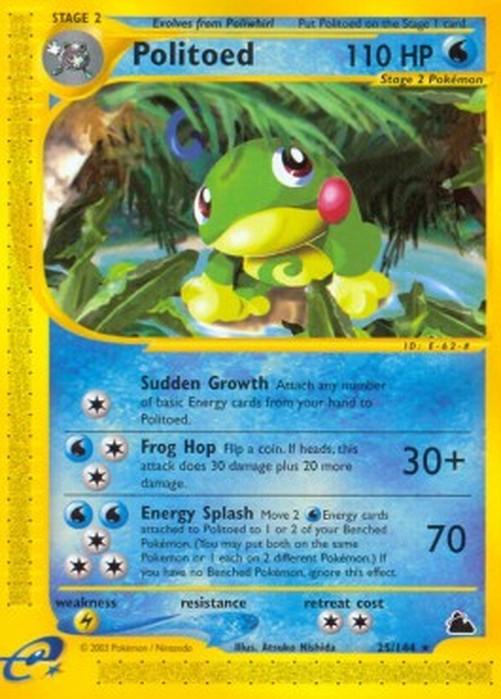 Pokemon Politoed (SK 25)