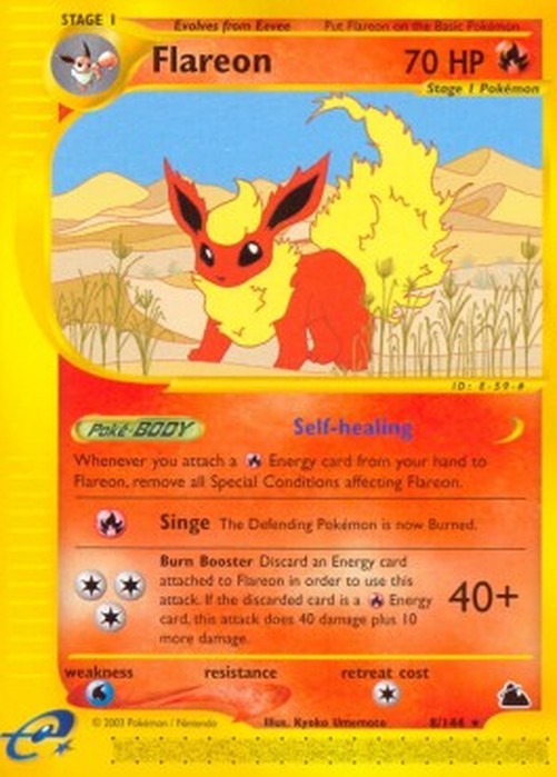 Pokemon Flareon  (SK 8)