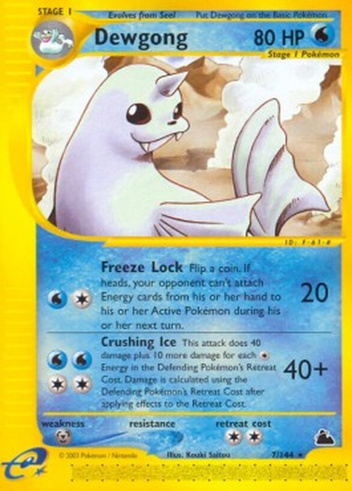 Pokemon Dewgong (SK 7)