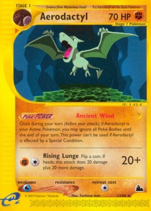 Pokemon Aerodactyl (SK 1)