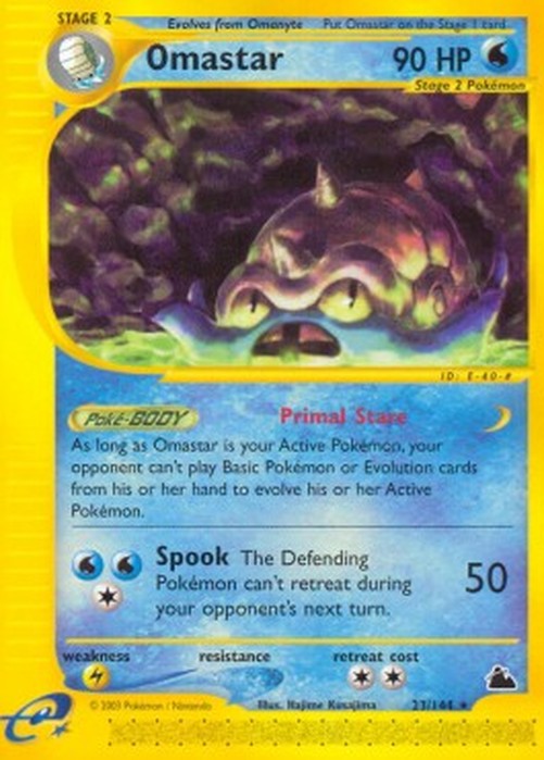 Pokemon Omastar (SK 23)
