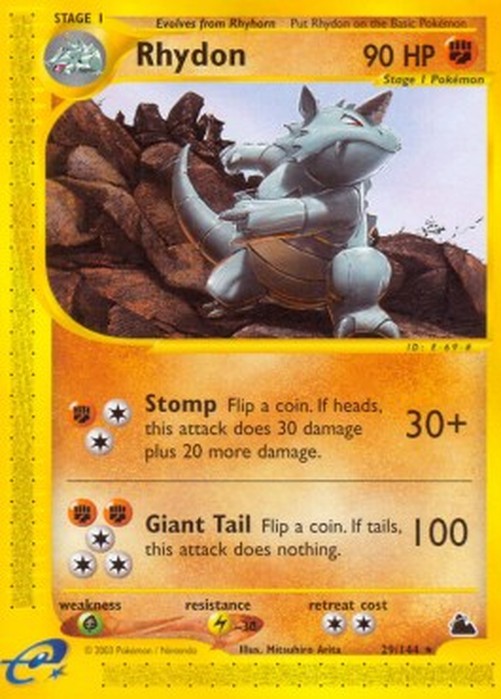 Pokemon Rhydon  (SK 29)