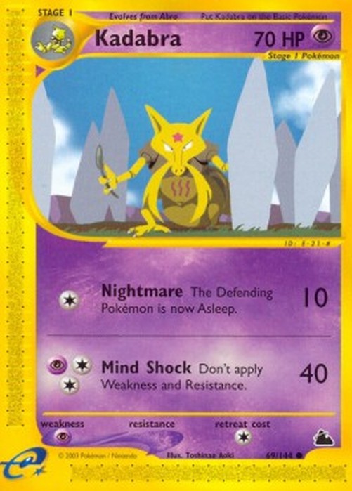 Pokemon Kadabra  (SK 69)