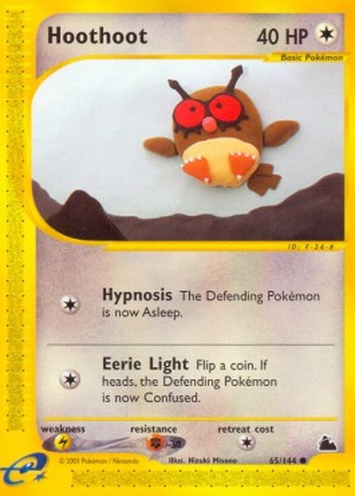 Pokemon Hoothoot  (SK 65)