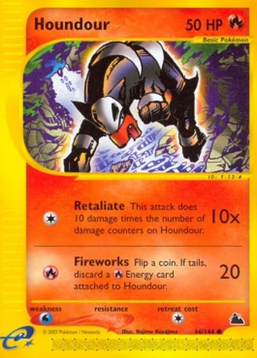 Pokemon Houndour  (SK 66)