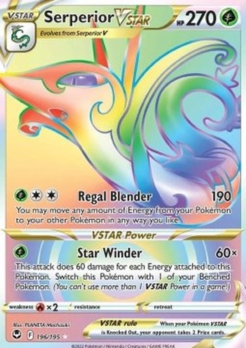 Pokemon Serperior VSTAR  (SIT 196)