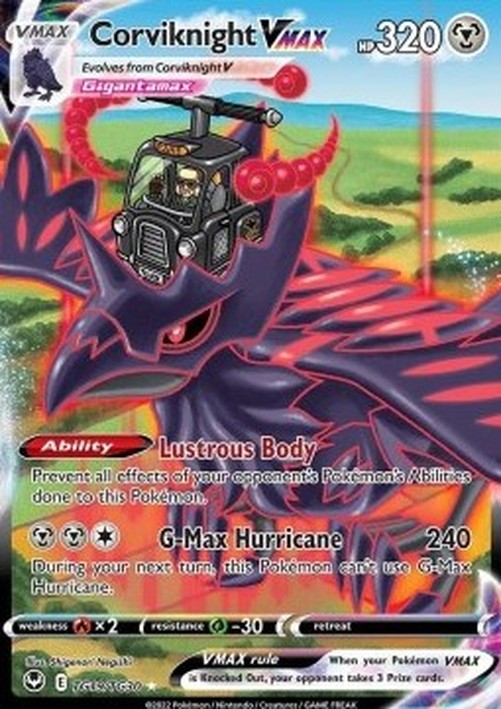 Pokemon Corviknight VMAX (SIT TG19)