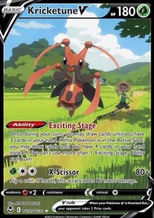 Pokemon Kricketune V (SIT TG12)