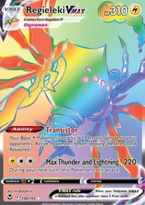 Pokemon Regieleki VMAX  (SIT 198)