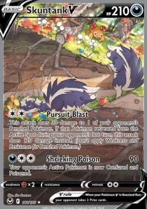 Pokemon Skuntank V (SIT 181)