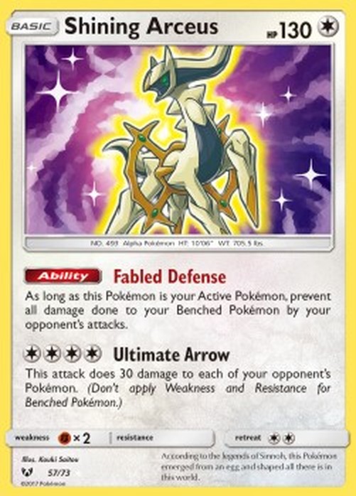Pokemon Shining Arceus (SLG 57)