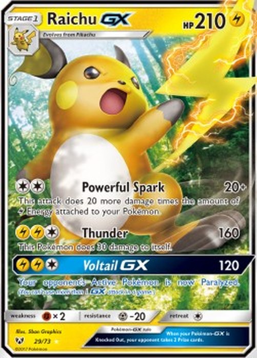 Pokemon Raichu GX (SLG 29)