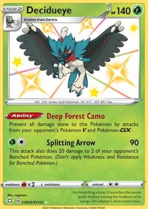 Pokemon Decidueye  (SHF SV3)