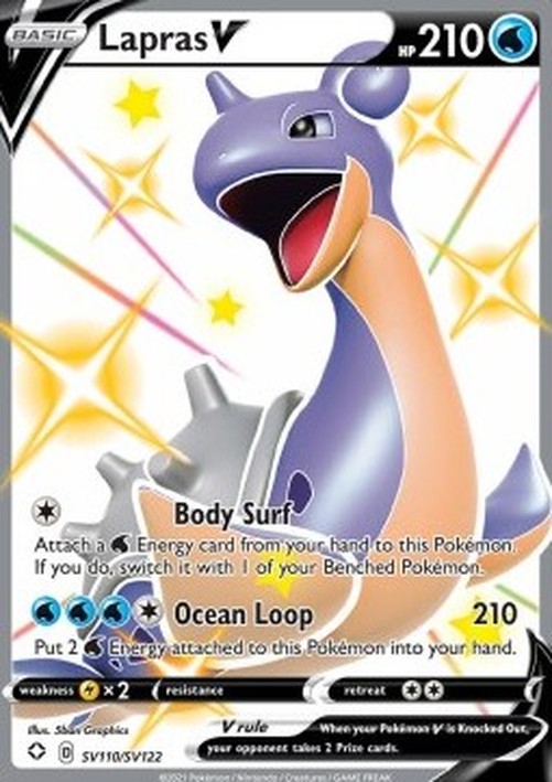 Pokemon Lapras V (SHF SV110)