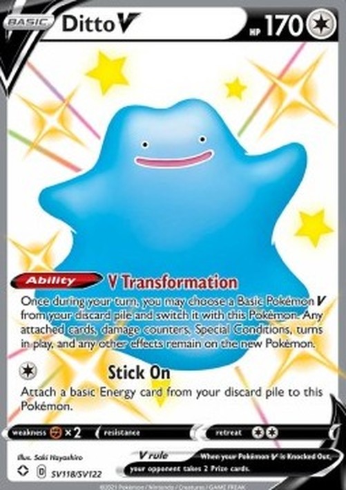 Pokemon Ditto V (SHF SV118)