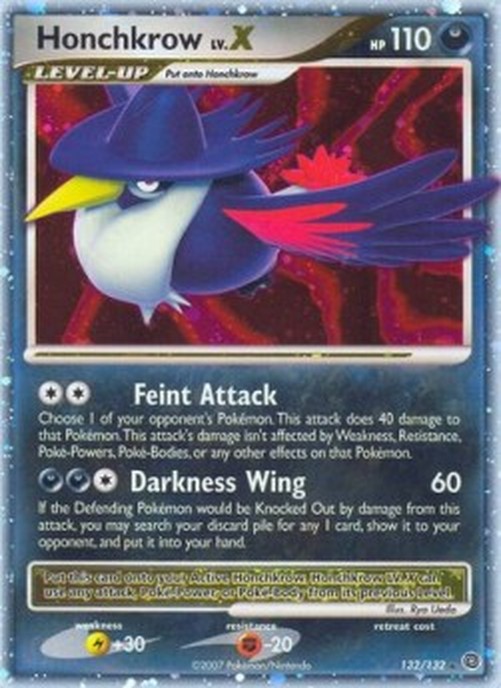 Pokemon Honchkrow LV.X  (SW 132)