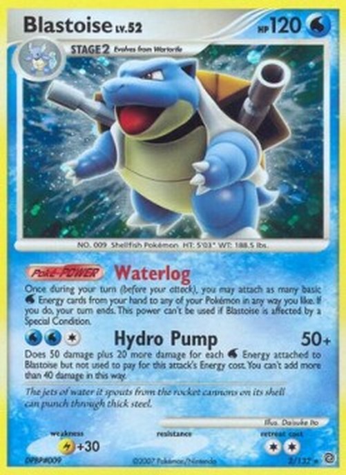 Pokemon Blastoise Lv.52  (SW 2)