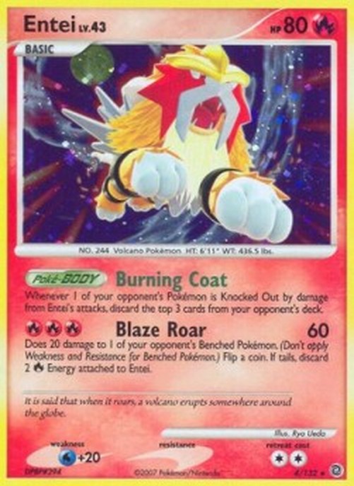 Pokemon Entei Lv.43  (SW 4)