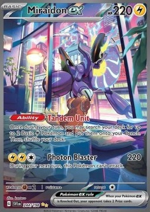 Pokemon Miraidon ex  (SVI 244)
