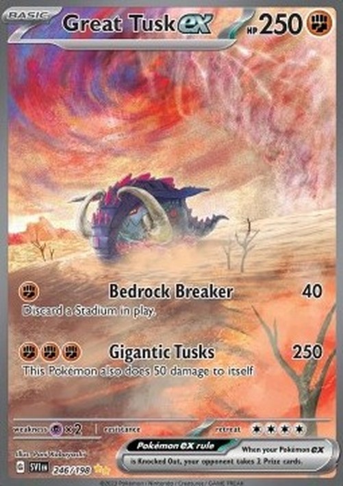 Pokemon Great Tusk ex (SVI 246)