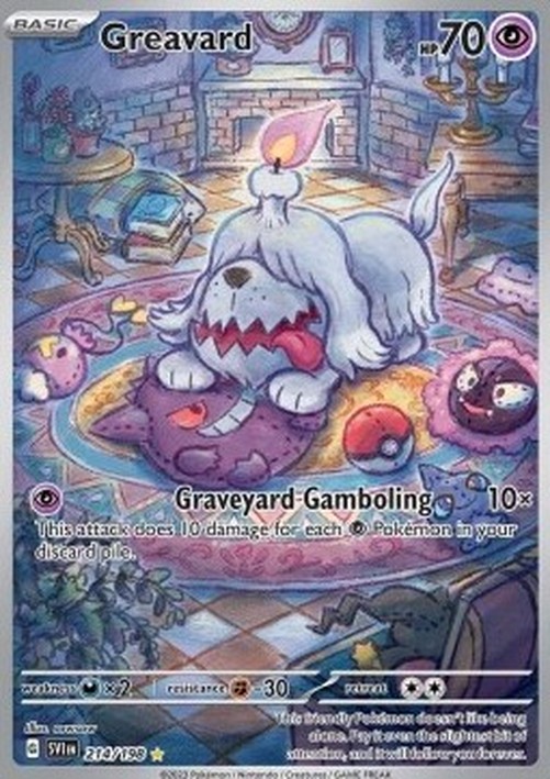 Pokemon Greavard  (SVI 214)