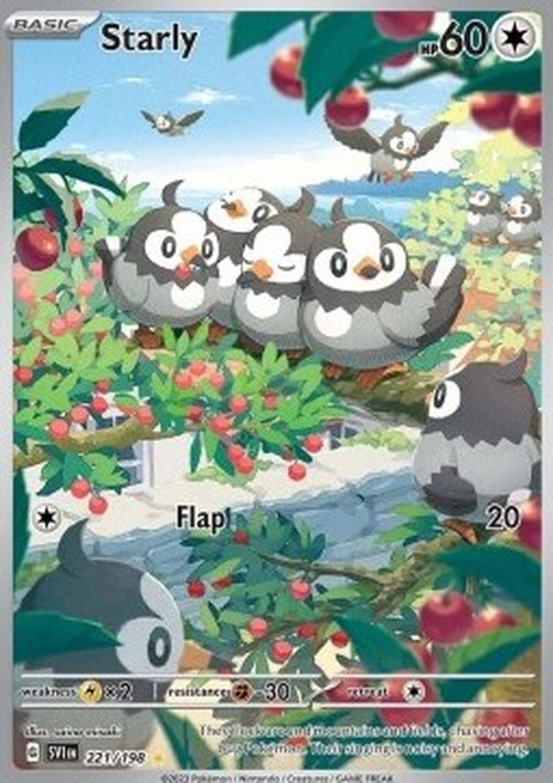 Pokemon Starly  (SVI 221)