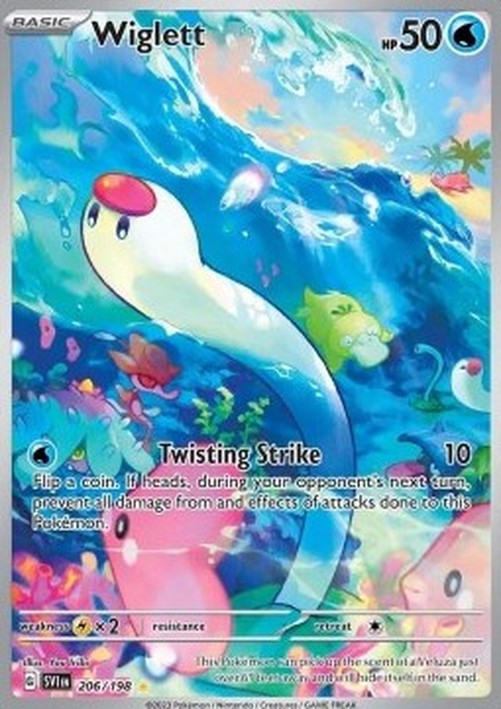 Pokemon Wiglett  (SVI 206)